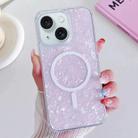 For iPhone 15 Shell Texture MagSafe TPU Phone Case(Pink) - 1