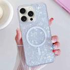 For iPhone 15 Pro Shell Texture MagSafe TPU Phone Case(White) - 1