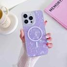 For iPhone 12 / 12 Pro Shell Texture MagSafe TPU Phone Case(Purple) - 1