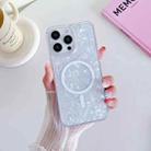 For iPhone 13 Pro Shell Texture MagSafe TPU Phone Case(White) - 1