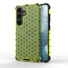 For Samsung Galaxy S24 5G Shockproof Honeycomb Phone Case(Green) - 1