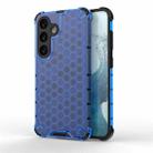 For Samsung Galaxy S24 5G Shockproof Honeycomb Phone Case(Blue) - 1