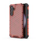 For Samsung Galaxy S23 FE 5G Shockproof Honeycomb Phone Case(Red) - 1