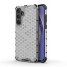 For Samsung Galaxy A33 Shockproof Honeycomb Phone Case(White) - 1