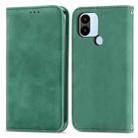 For Xiaomi Redmi A1+ Retro Skin Feel Magnetic Flip Leather Phone Case(Green) - 1