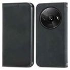 For Xiaomi Redmi A3 4G Retro Skin Feel Magnetic Flip Leather Phone Case(Black) - 1