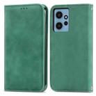 For Xiaomi Redmi Note 12 4G Retro Skin Feel Magnetic Flip Leather Phone Case(Green) - 1