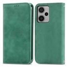 For Xiaomi Redmi Note 12 Pro+ 5G Retro Skin Feel Magnetic Flip Leather Phone Case(Green) - 1