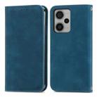 For Xiaomi Redmi Note 12 Pro+ 5G Retro Skin Feel Magnetic Flip Leather Phone Case(Blue) - 1