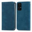 For Xiaomi Redmi Note 12S Retro Skin Feel Magnetic Flip Leather Phone Case(Blue) - 1