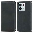 For Xiaomi Redmi Note 13 Pro 5G Retro Skin Feel Magnetic Flip Leather Phone Case(Black) - 1