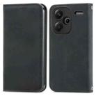 For Xiaomi Redmi Note 13 Pro+ 5G Retro Skin Feel Magnetic Flip Leather Phone Case(Black) - 1