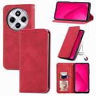 For Xiaomi Redmi 14C Retro Skin Feel Magnetic Flip Leather Phone Case(Red) - 1