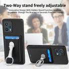 For Realme 9 Pro+ Carbon Fiber Card Wallet Ring Holder Phone Case(Black) - 3