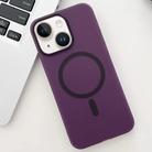 For iPhone 14 Ice Fog MagSafe PC Phone Case(Purple) - 1