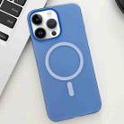 For iPhone 12 Pro Ice Fog MagSafe PC Phone Case(Blue) - 1