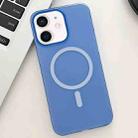 For iPhone 12 Ice Fog MagSafe PC Phone Case(Blue) - 1