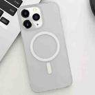 For iPhone 11 Pro Max Ice Fog MagSafe PC Phone Case(White) - 1