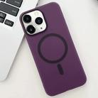 For iPhone 11 Pro Max Ice Fog MagSafe PC Phone Case(Purple) - 1