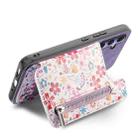 For Redmi K80 / Poco F7 Pro Retro Painted Zipper Wallet Back Phone Case(Purple) - 3