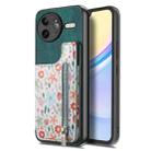 For Redmi K80 Pro / Poco F7 Ultra Retro Painted Zipper Wallet Back Phone Case(Green) - 2