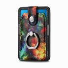 Magsafe  Castillo painted ring cell phone card case(Colorful Cloud) - 1