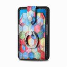 Magsafe  Castillo painted ring cell phone card case(Rhombus Mandala) - 1