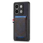 For Xiaomi Redmi Note 13 Pro 5G Denim Texture Leather Skin Phone Case with Card Slot(Black) - 1