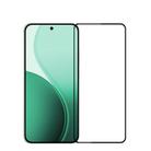 For OPPO Reno14 MOFI 9H 2.5D Full Screen Tempered Glass Film(Black) - 1