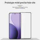 For OPPO Reno14 Pro MOFI 9H 2.5D Full Screen Tempered Glass Film(Black) - 2