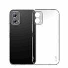 For Motorola Moto G34 MOFI Ming Series Ultra-thin TPU Phone Case(Transparent) - 1