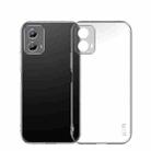 For Motorola Moto G35 MOFI Ming Series Ultra-thin TPU Phone Case(Transparent) - 1