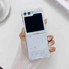 For Samsung Galaxy  Z Flip5 Star Love Glitter Epoxy TPU Phone Case(Mew dot) - 1