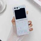 For Samsung Galaxy  Z Flip4 Star Love Glitter Epoxy TPU Phone Case(Mew dot) - 1
