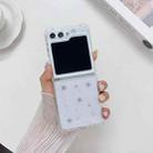 For Samsung Galaxy  Z Flip3 Star Love Glitter Epoxy TPU Phone Case(Star) - 1