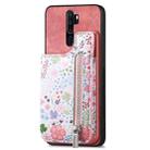 For OPPO A9 2020 / A5 2020 Retro Painted Zipper Wallet Back Phone Case(Pink) - 1