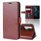 R64 Texture Single Fold Horizontal Flip Leather Case for Huawei Honor 20 Pro, with Holder & Card Slots & Wallet(Brown) - 1