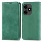 For Tecno Itel S23+ Retro Skin Feel Magnetic Flip Leather Phone Case(Green) - 2