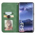 For Tecno Itel S23+ Retro Skin Feel Magnetic Flip Leather Phone Case(Green) - 3
