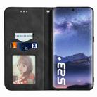 For Tecno Itel S23+ Retro Skin Feel Magnetic Flip Leather Phone Case(Black) - 3