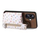 For Realme C21 Retro Painted Zipper Wallet Back Phone Case(Brown) - 2