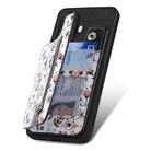 For Realme C21Y Retro Painted Zipper Wallet Back Phone Case(Black) - 3