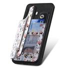 For Realme C31 Retro Painted Zipper Wallet Back Phone Case(Black) - 3