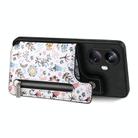 For Realme 9 Pro Retro Painted Zipper Wallet Back Phone Case(Black) - 2