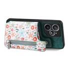 For Realme Neo 7 Retro Painted Zipper Wallet Back Phone Case(Green) - 3