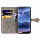 For Tecno Itel S23+ Cat and Dog Embossed Leather Phone Case(Grey) - 3