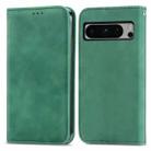 For Google Pixel 8 Retro Skin Feel Magnetic Horizontal Flip Leather Phone Case(Green) - 2