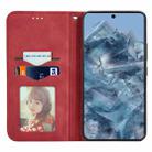 For Google Pixel 8 Retro Skin Feel Magnetic Horizontal Flip Leather Phone Case(Red) - 3