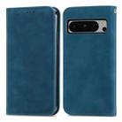 For Google Pixel 8 Retro Skin Feel Magnetic Horizontal Flip Leather Phone Case(Blue) - 2