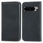 For Google Pixel 8 Pro Retro Skin Feel Magnetic Horizontal Flip Leather Phone Case(Black) - 2